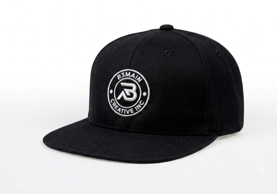 R3MΛIN CREATIVE INC SNAPBACK CAP (BLACK)